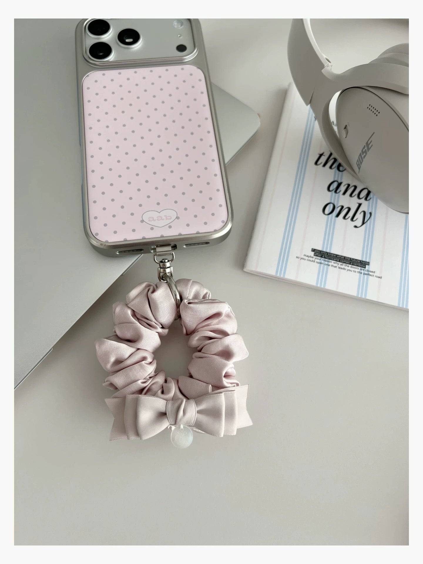 Scrunchie Phone Accessory シュシュスマホアクセサリー　R02148