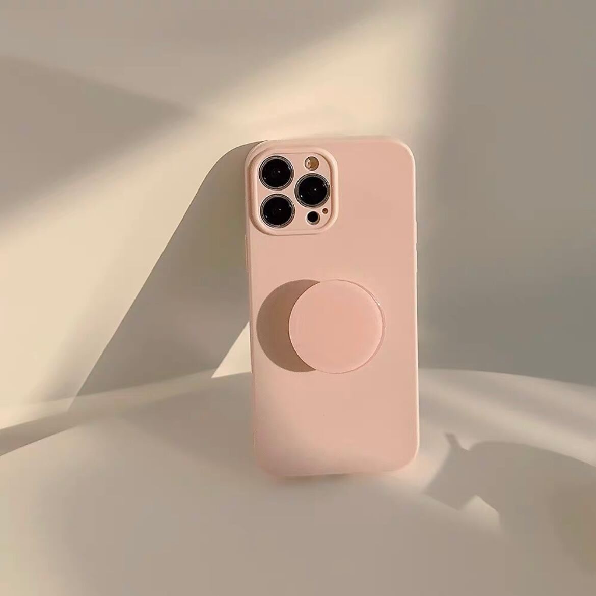 Simple Pastel Color with stand iPhone case  シンプルパステルカラー＆スタンドiPhoneケース　R01351