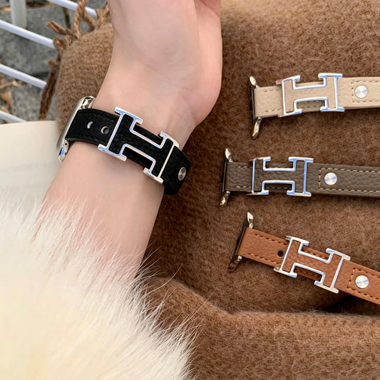 H Leather Style Apple Watch Band　 HレザースタイルAppleWatchバンド　R02151