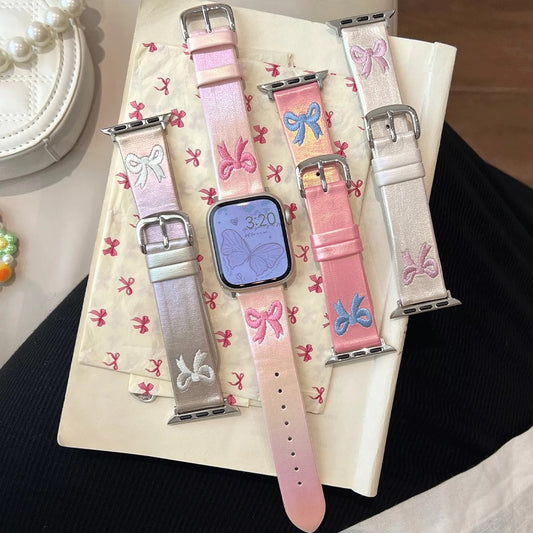 Satin Ribbon Apple Watch Band　サテンリボンAppleWatchバンド　R02060