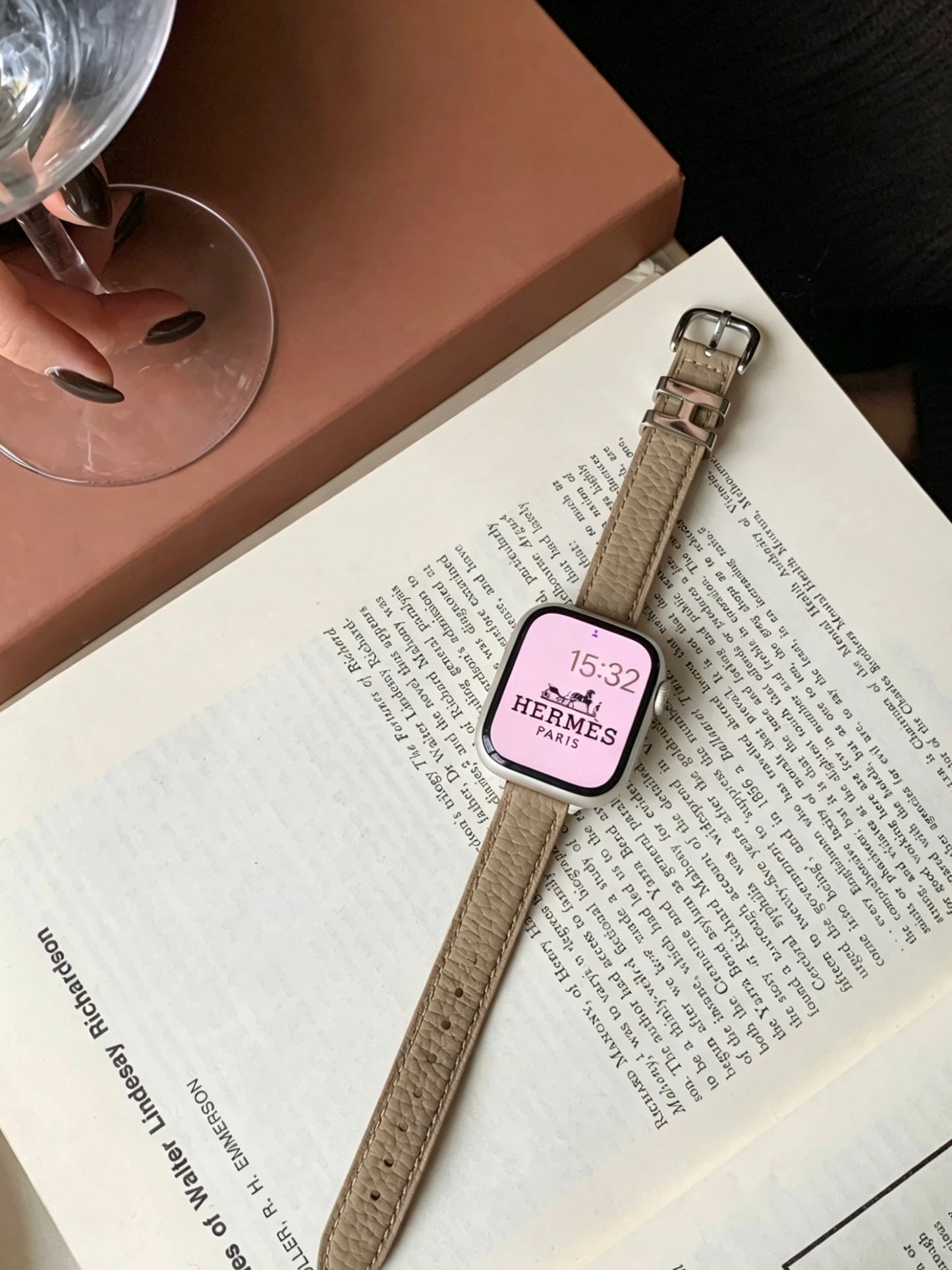Leather Style Apple Watch Band　 レザースタイルAppleWatchバンド　R02152