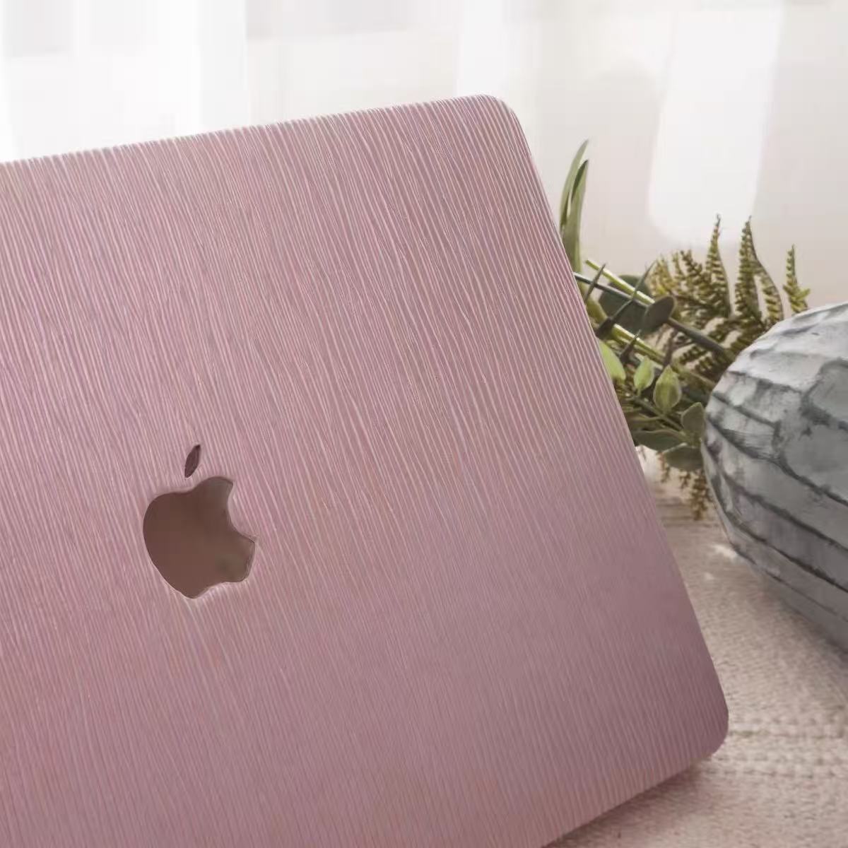 Pink Texture MacBook Cover　ピンクテクスチャーMacBookカバー　R02170