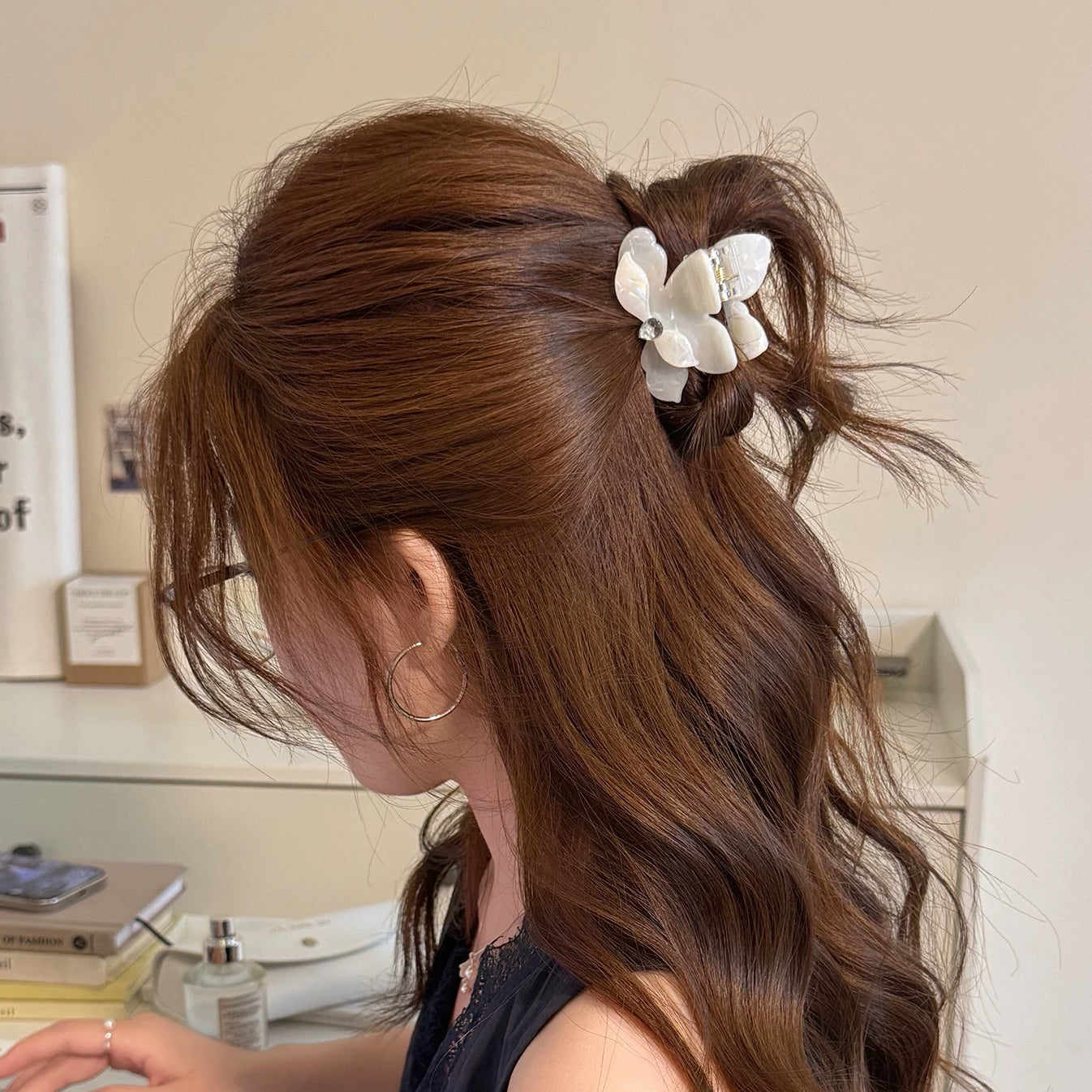 “Mermaid Flower“ Hair Clip ”マーメイドフラワー”ヘアークリップ　R02131