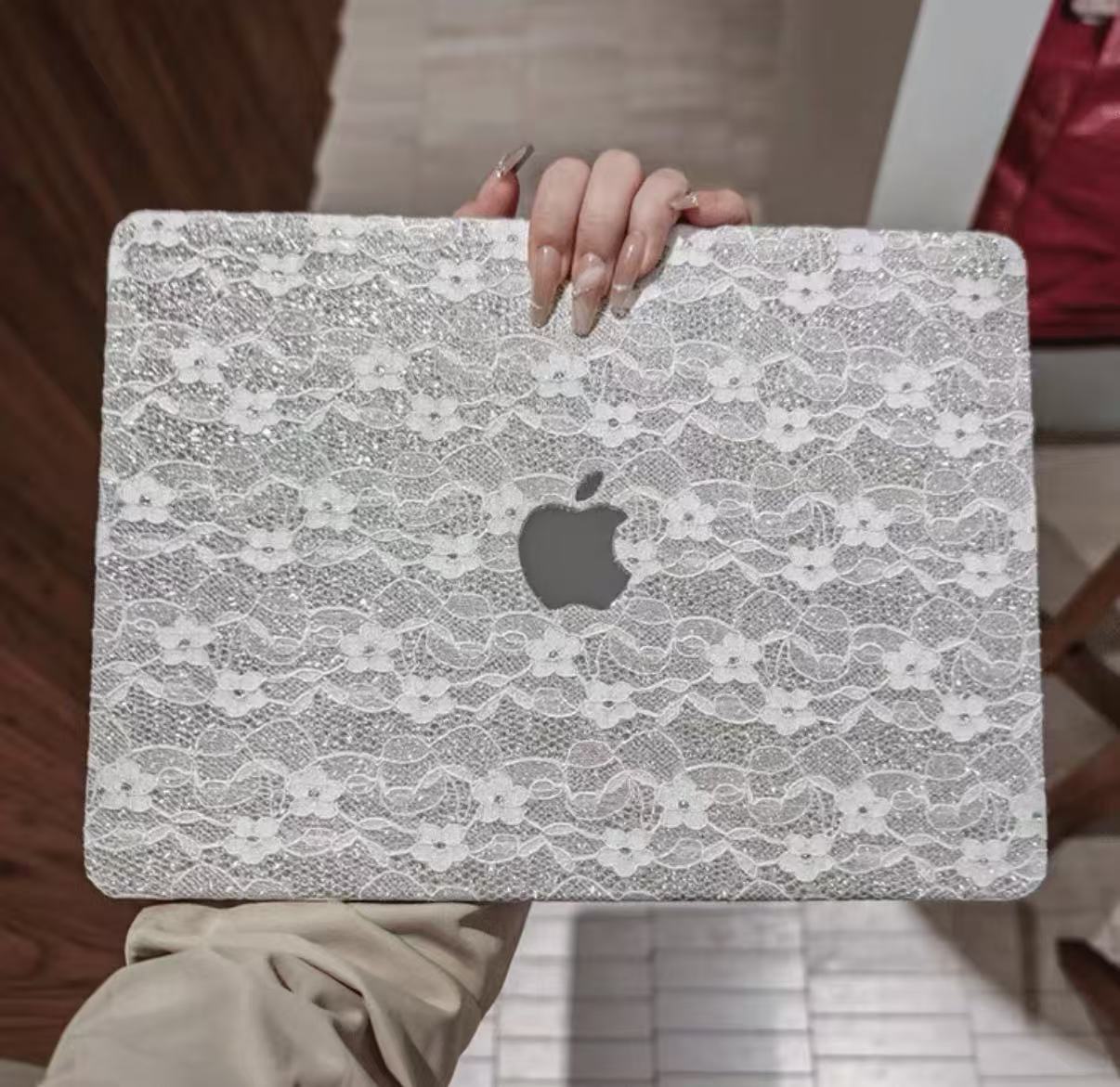 Lace MacBook Cover　レース MacBookカバー　R02164