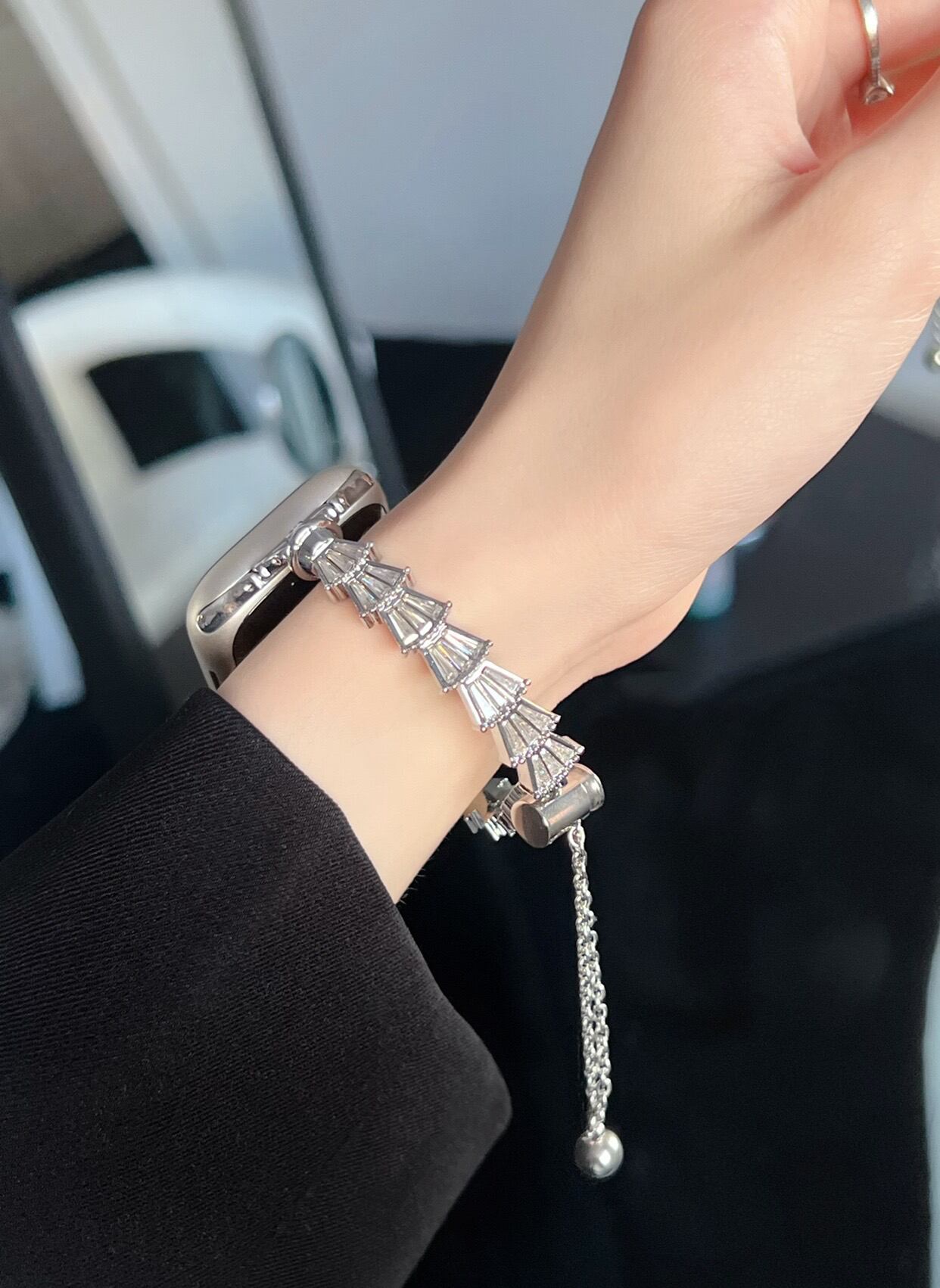 Shining Shell Bracelet Apple Watch Band キラキラシェルのブレスレット風アップルウォッチバンド　R01274