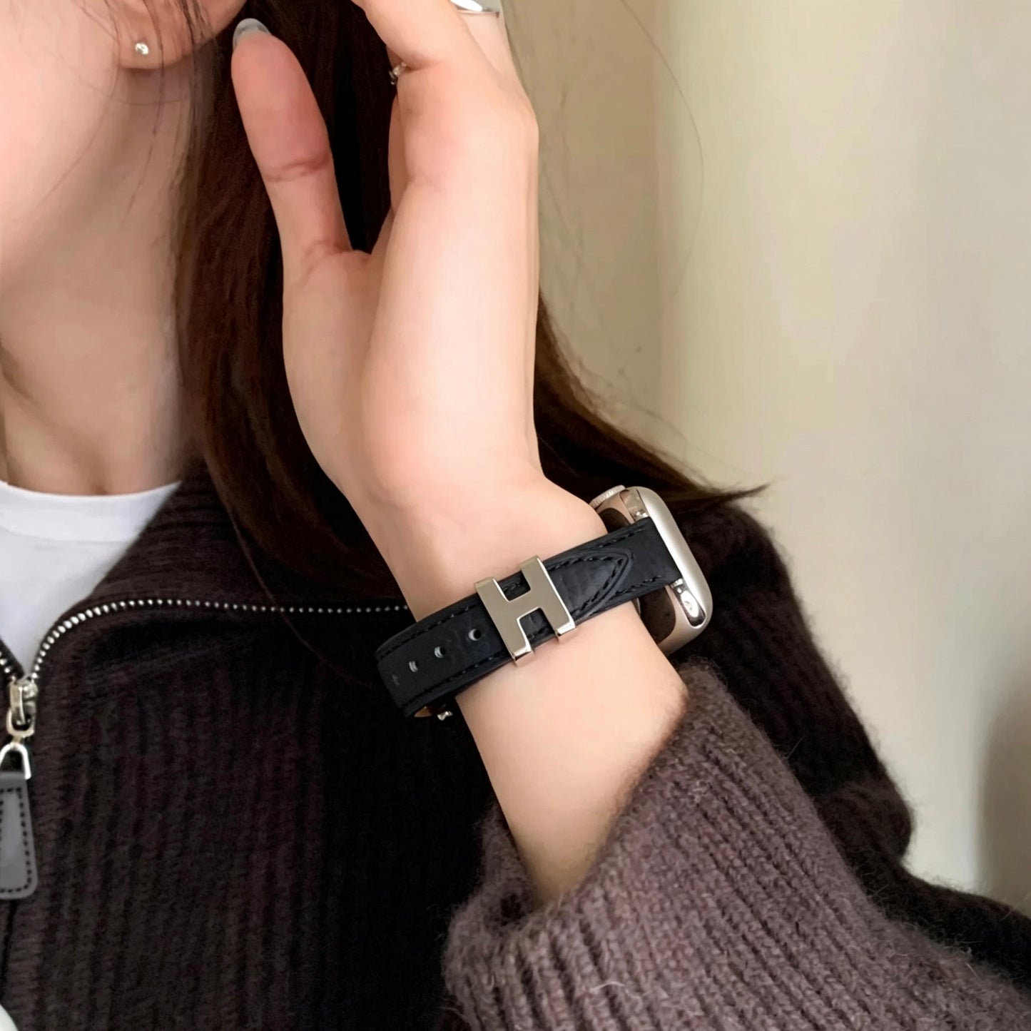Leather Style Apple Watch Band　 レザースタイルAppleWatchバンド　R02152