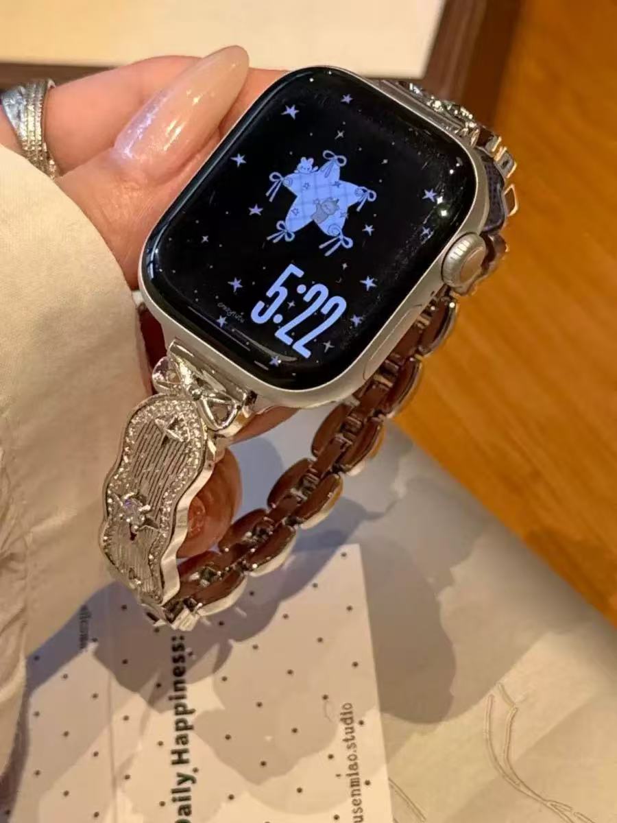 Star Shining Bracelet Style Apple Watch Band　 スタ－キラキラブレスレットスタイルAppleWatchバンド　R02162