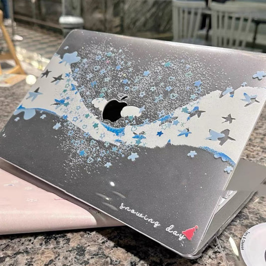 Shining Snow MacBook Cover　キラキラユキMacBookカバー　R01451