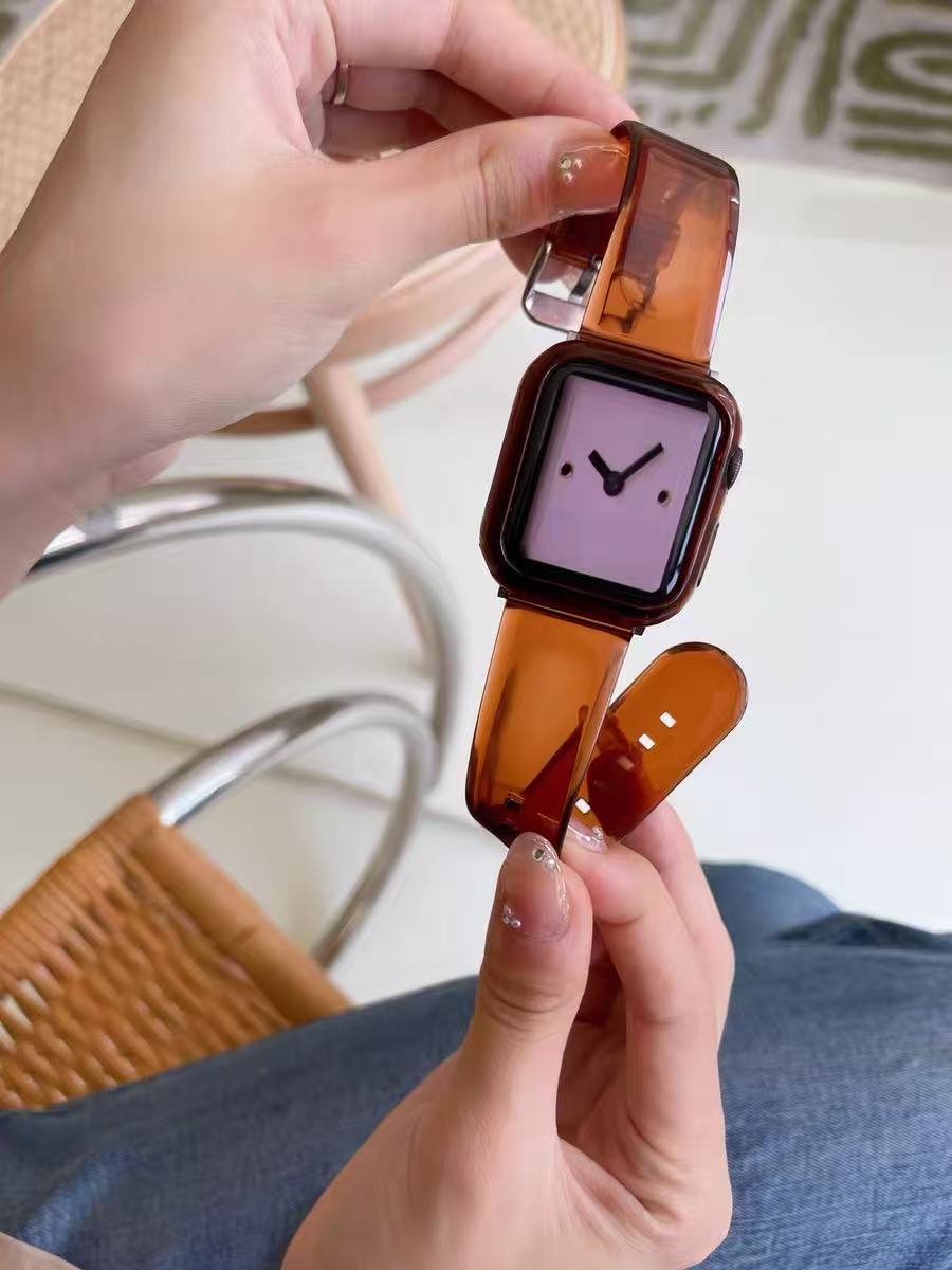 Clear Jelly Apple Watch Band　 クリアゼリーAppleWatchバンド　R02158