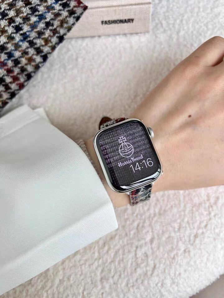 Skinny Tweed Apple Watch Band　R01160