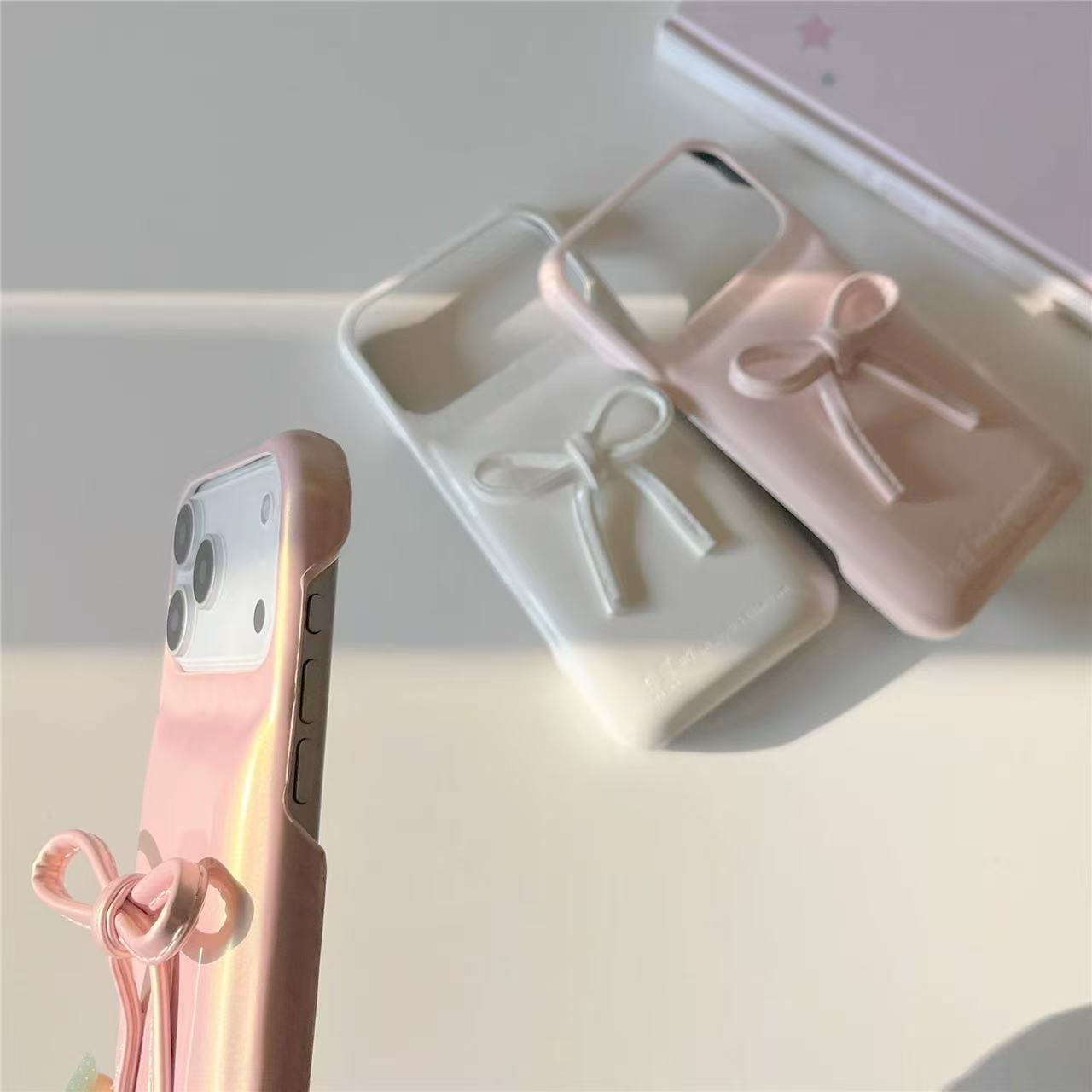 ”Ribbon is not only PINK" iPhone Case ”リボンはピンクだけじゃない” iPhoneケース　R02130