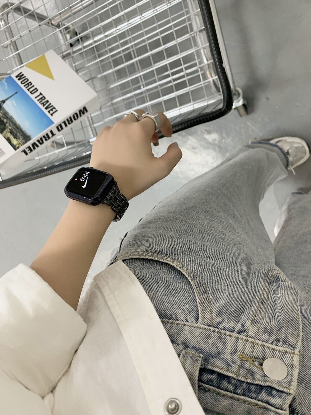 Simple Stripe Apple Watch Band　R01169