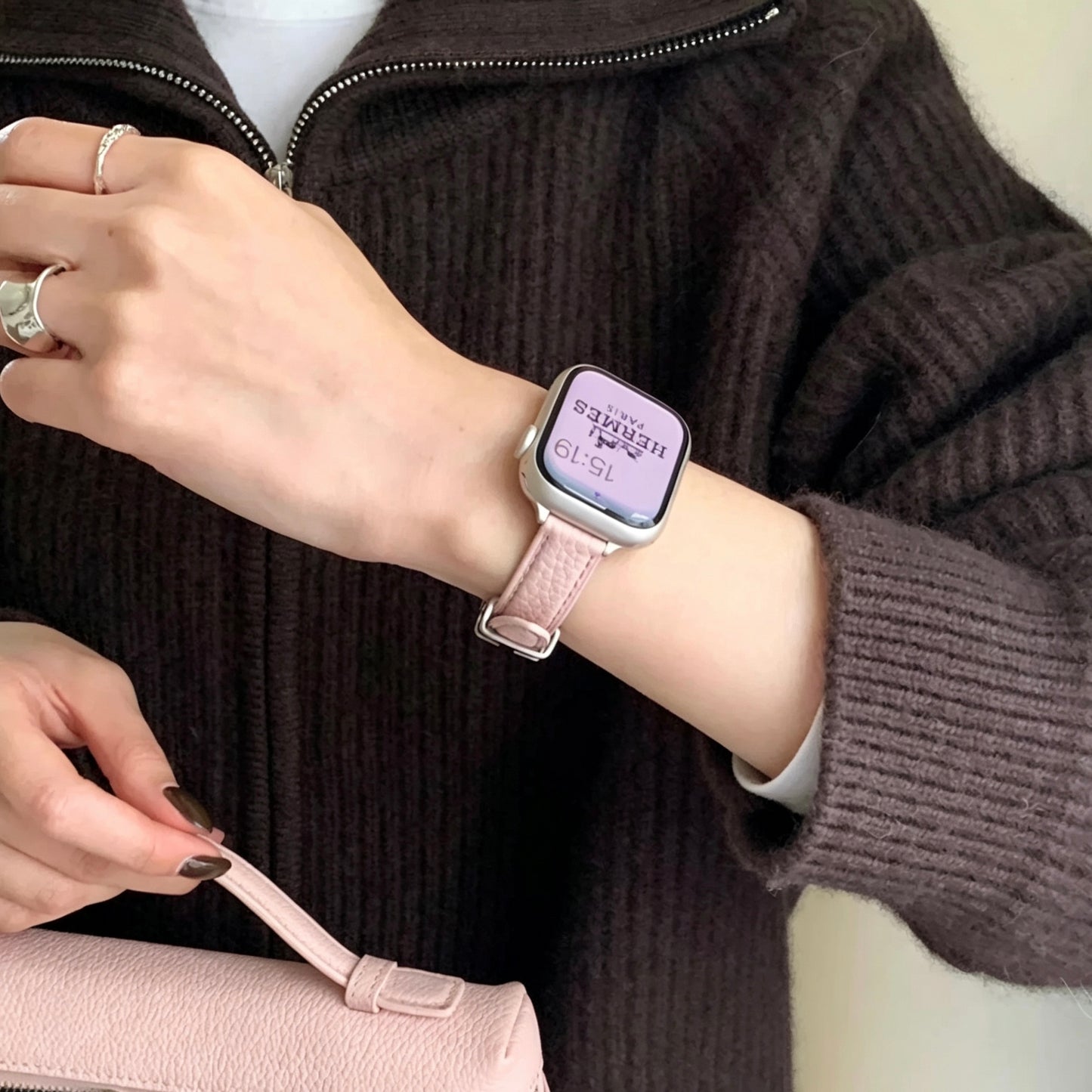 Leather Style Apple Watch Band　 レザースタイルAppleWatchバンド　R02152
