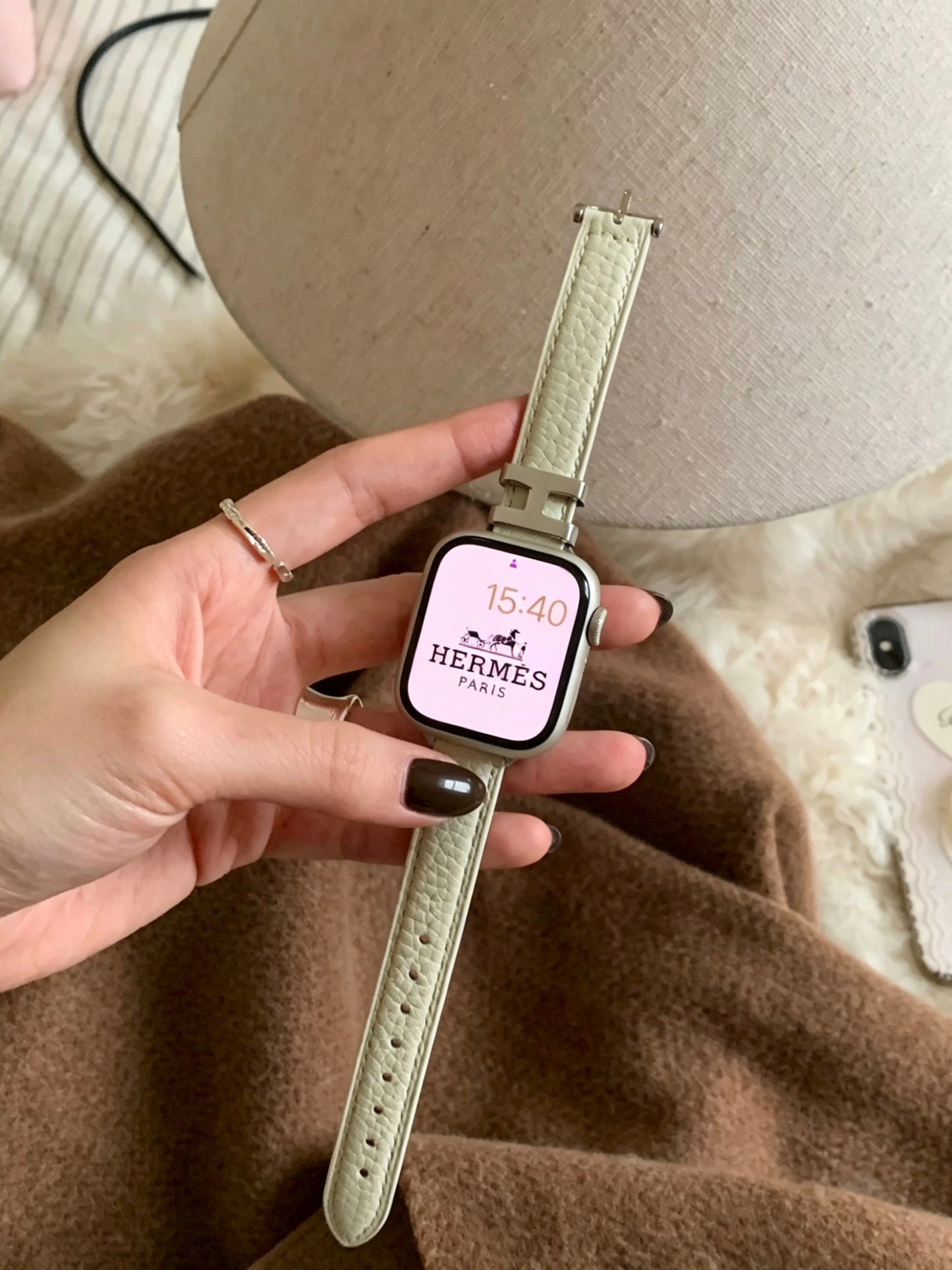 Leather Style Apple Watch Band　 レザースタイルAppleWatchバンド　R02152