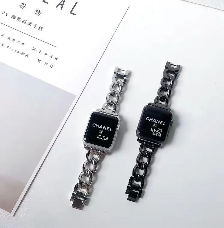 かわいいチェーンのApple Watch Belts アップルウォッチベルト バンド 時計用ベルト AWB0010