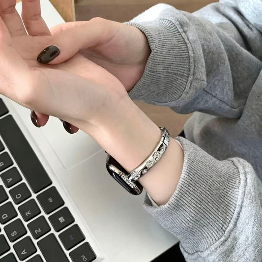 Moon＆ Star Bracelet Apple Watch Band　 ムーン＆スターブレスレット風AppleWatchバンド　R02149