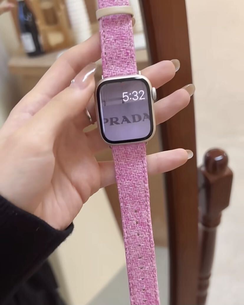 Elegant Tweed Apple Watch Band　R01166