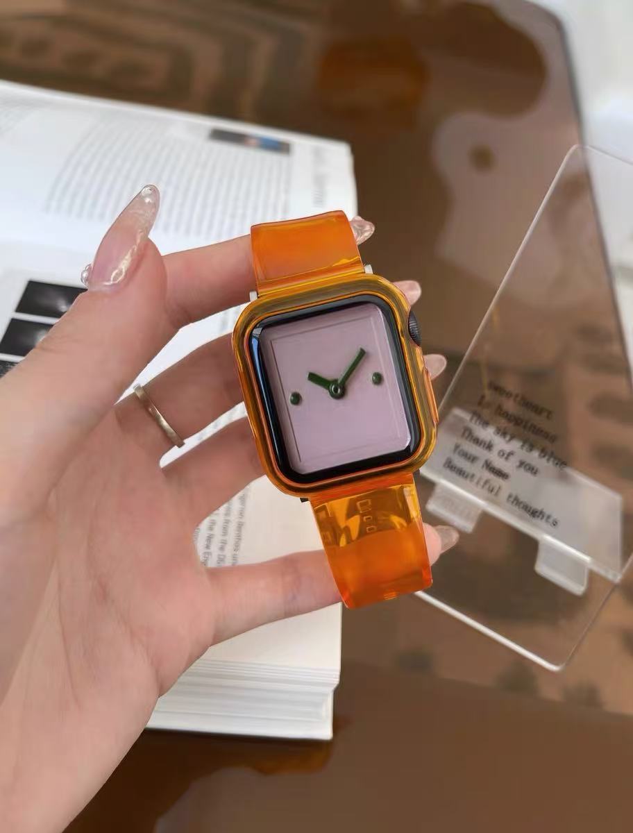 Clear Jelly Apple Watch Band　 クリアゼリーAppleWatchバンド　R02158