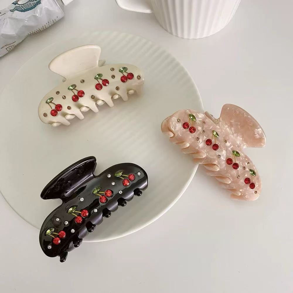 “Cherry Girl “ Hair Clip ”チェリーガール”ヘアークリップ　R02139