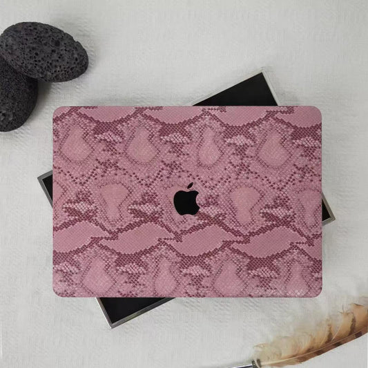 Pink Leather Style MacBook Cover　ピンクレザースタイルMacBookカバー　R02173