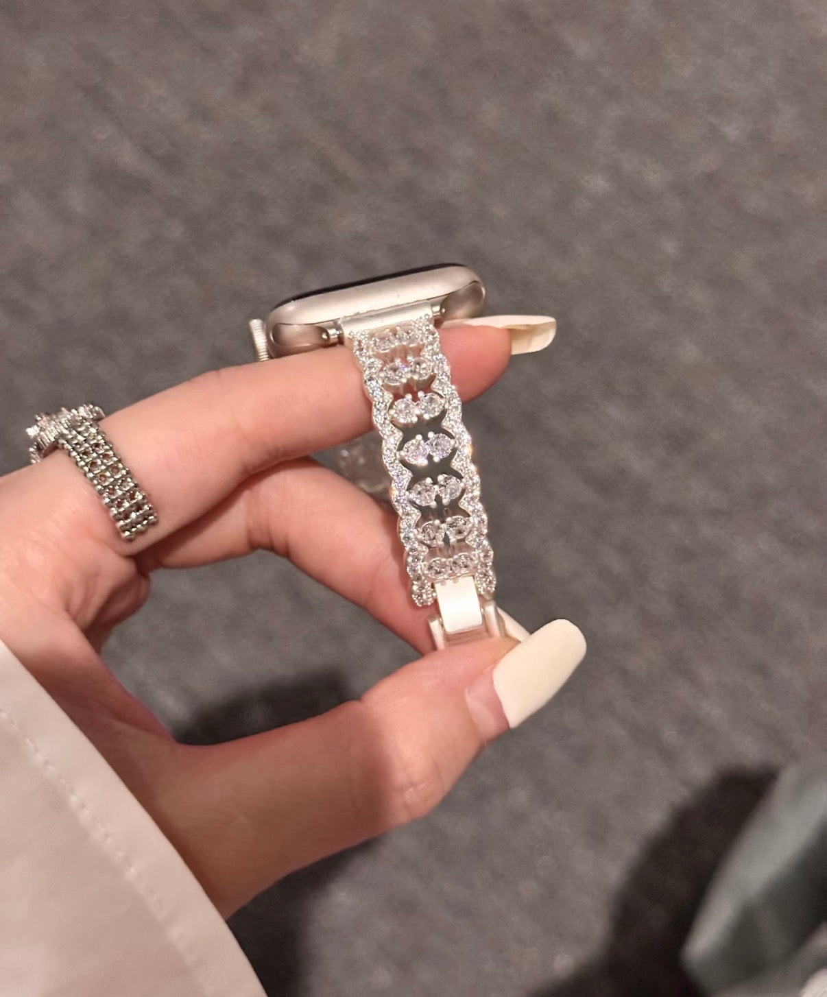 Shining Lace Bracelet Apple Watch Band　 キラキラレースブレスレット風AppleWatchバンド　R02145