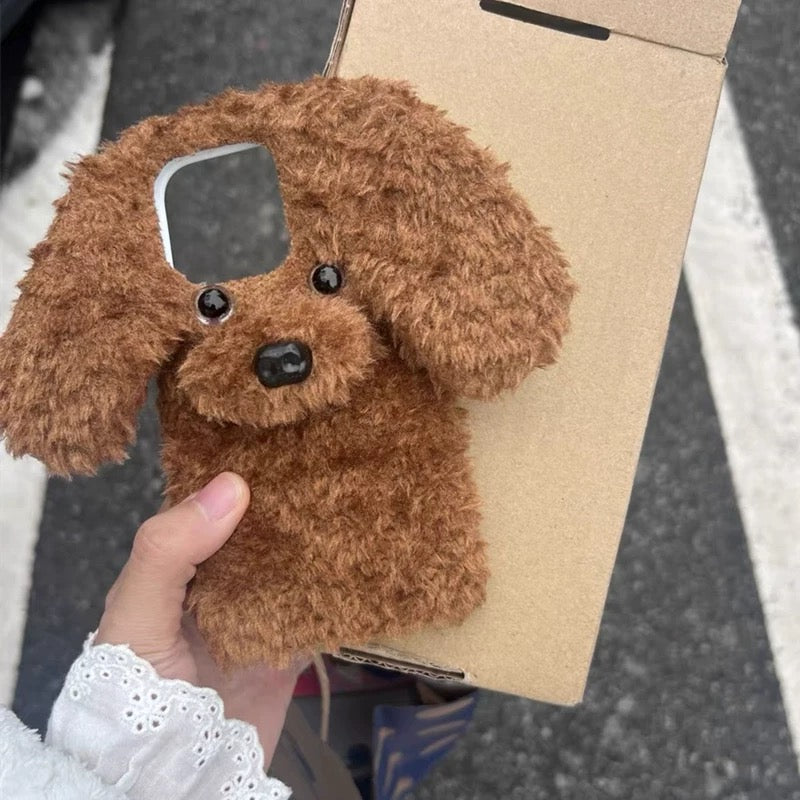 ”Fluffy Poodle" iPhone Case ”モコモコプードル” iPhoneケース　R02129