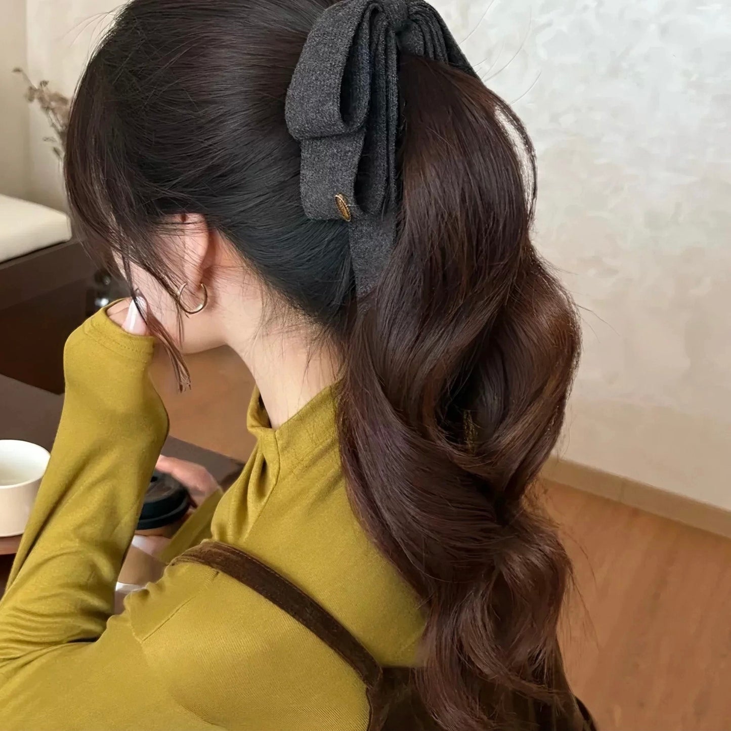 “Lady Ribbon “ Hair Clip ”レディーリボン”ヘアークリップ　R02134