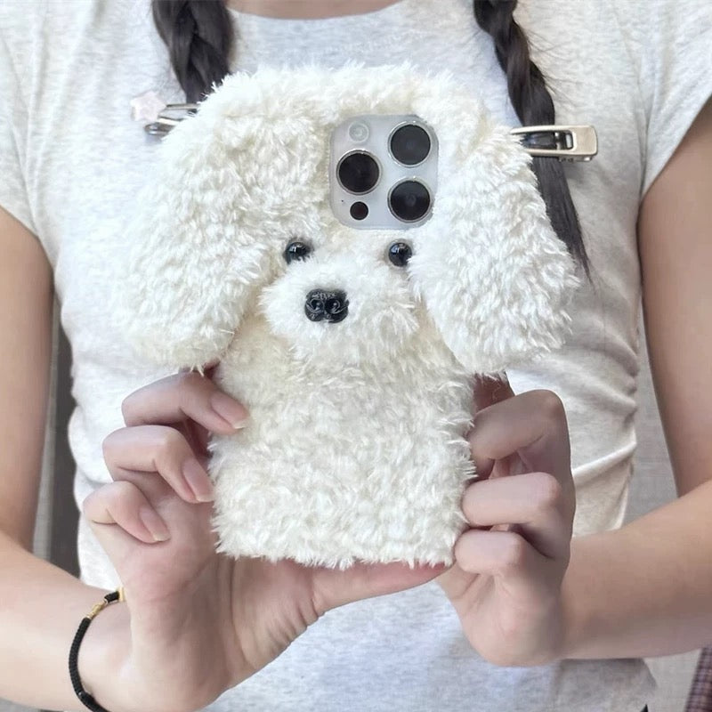 ”Fluffy Poodle" iPhone Case ”モコモコプードル” iPhoneケース　R02129