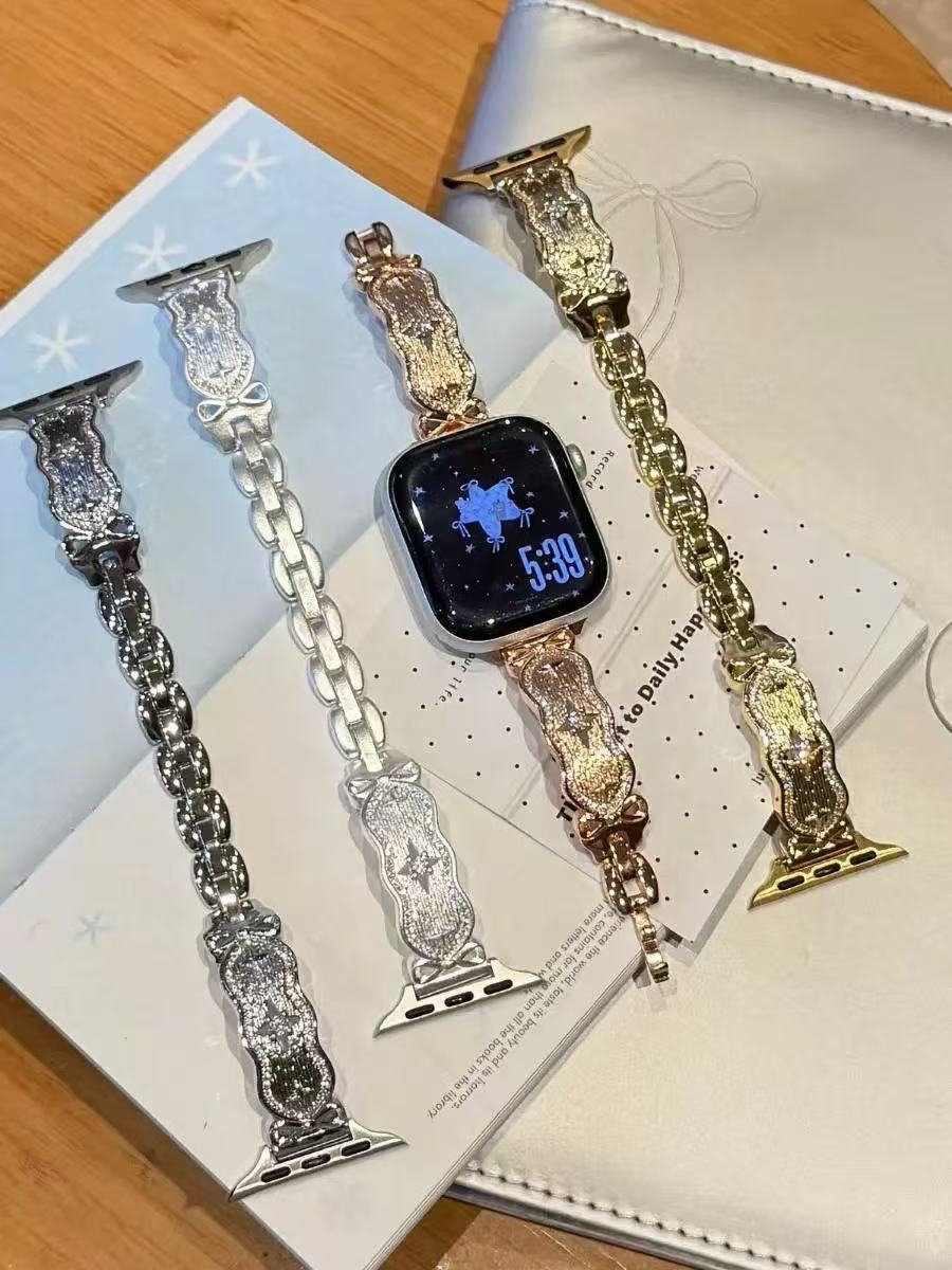 Star Shining Bracelet Style Apple Watch Band　 スタ－キラキラブレスレットスタイルAppleWatchバンド　R02162