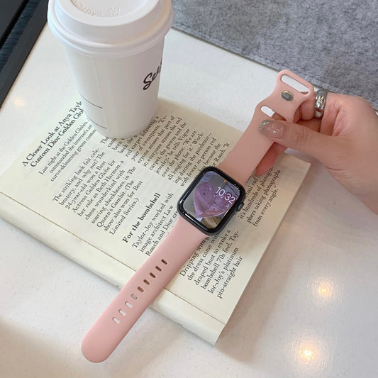 Pink Silicon Apple Watch Band ピンクシリコンアップルウォッチバンド R01279