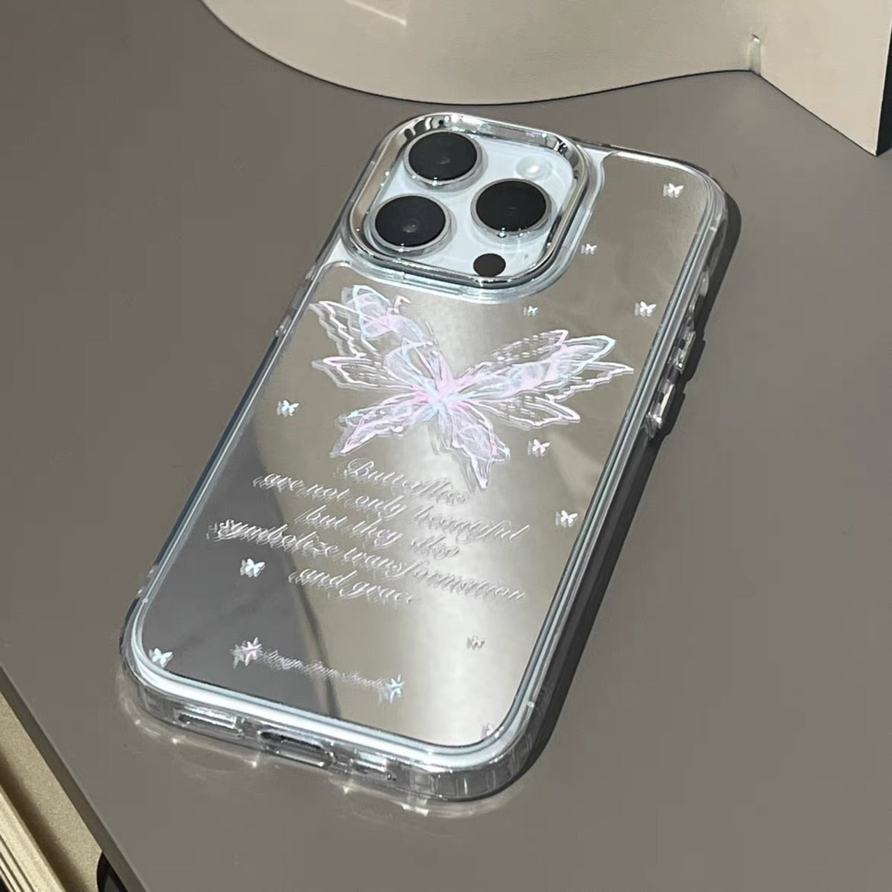 ”Butterfly Effect” Mirror iPhone Case ”バタフライエフェクト”ミラーiPhoneケース　R01387