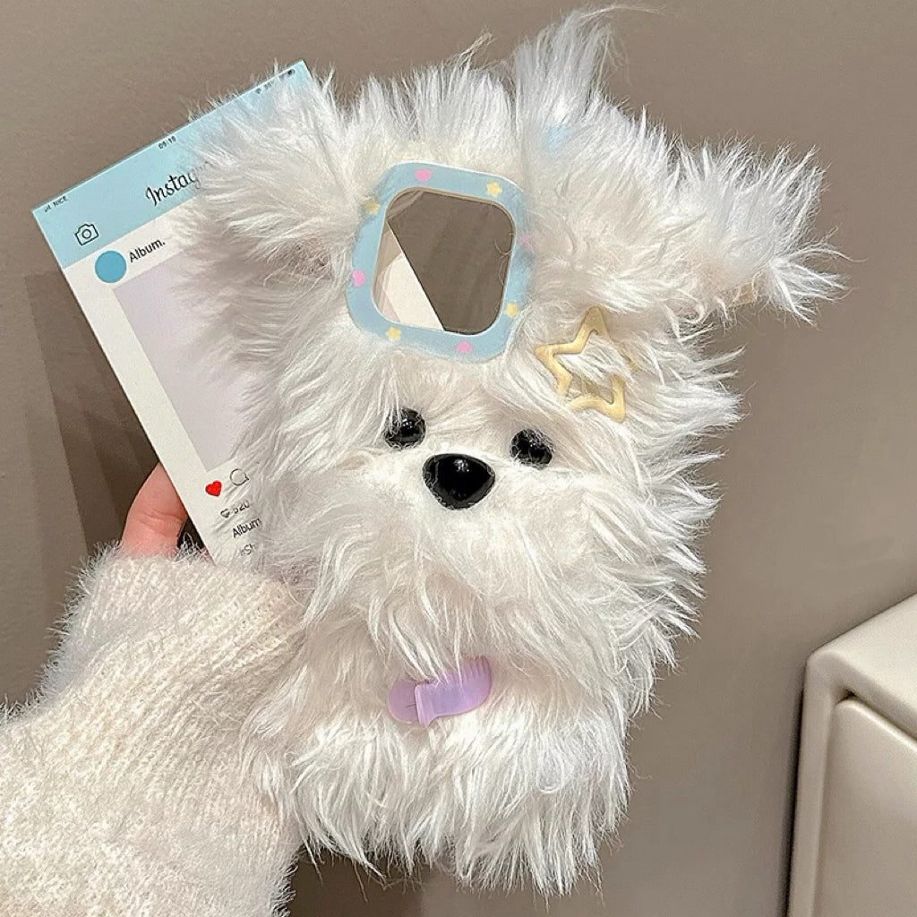 ”Scruffy Cutie Puppy" iPhone Case ”ボサボサキュートワンちゃん” iPhoneケース　R02128