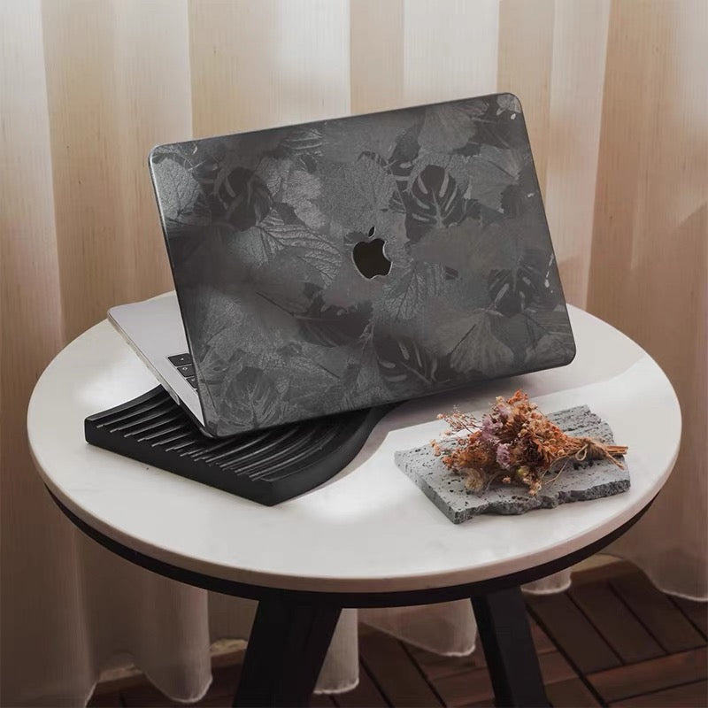 Grey Leaf MacBook Cover　グレーリーフMacBookカバー　R02167