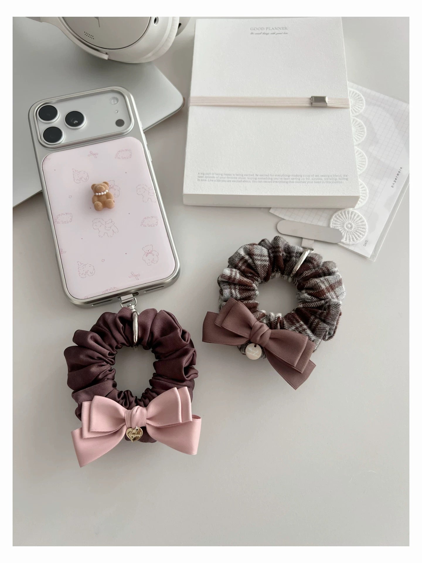 Scrunchie Phone Accessory シュシュスマホアクセサリー　R02148