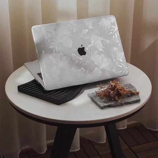 Silver Leaf MacBook Cover　シルバーリーフMacBookカバー　R02168