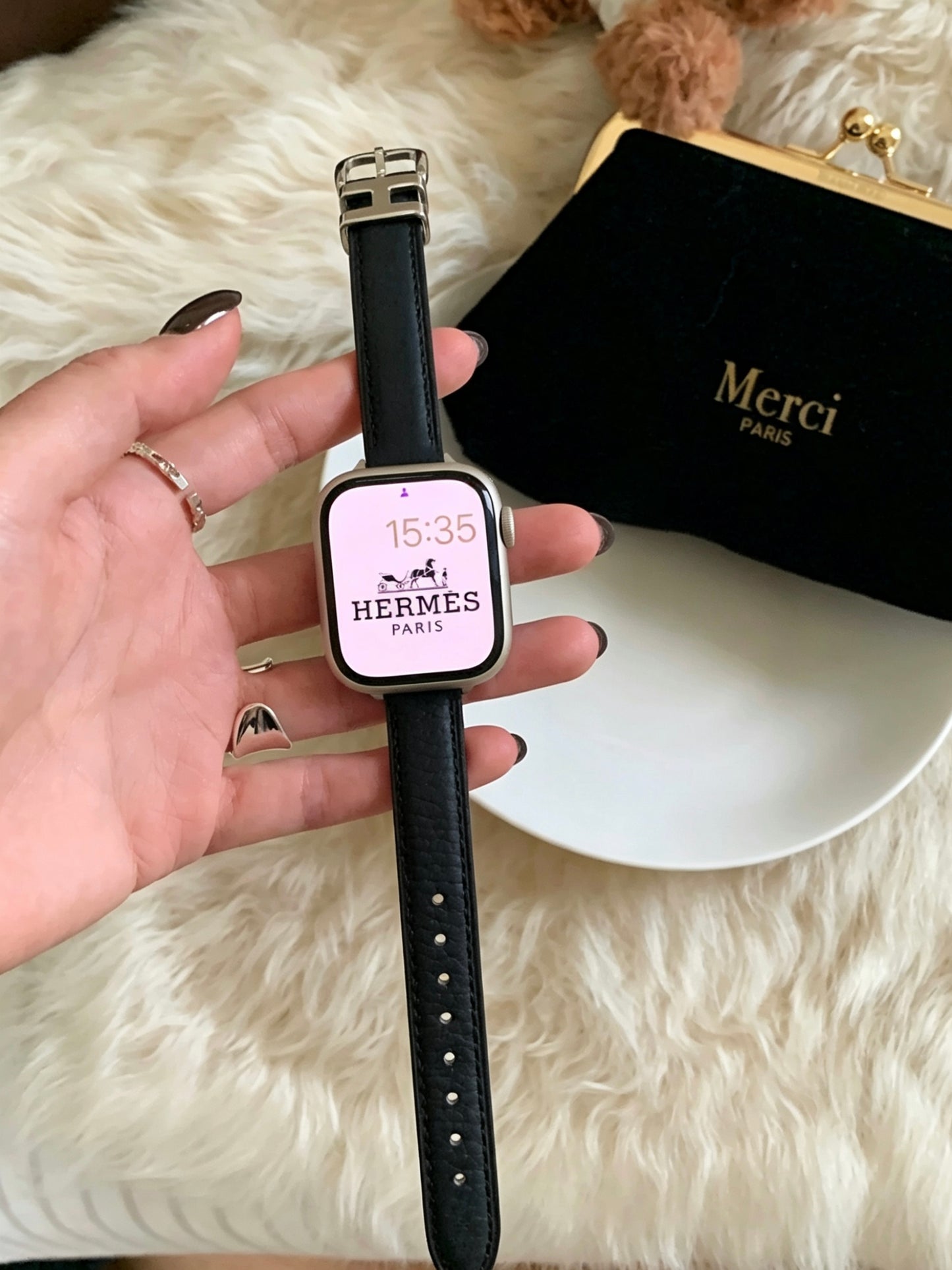 Leather Style Apple Watch Band　 レザースタイルAppleWatchバンド　R02152