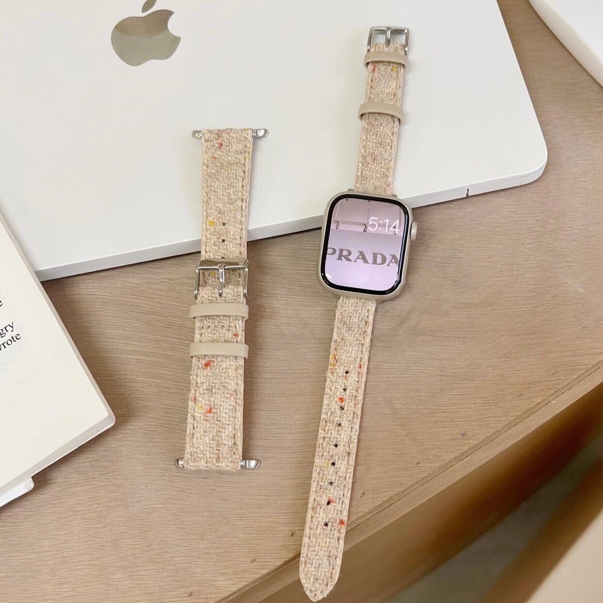 Elegant Tweed Apple Watch Band　R01166