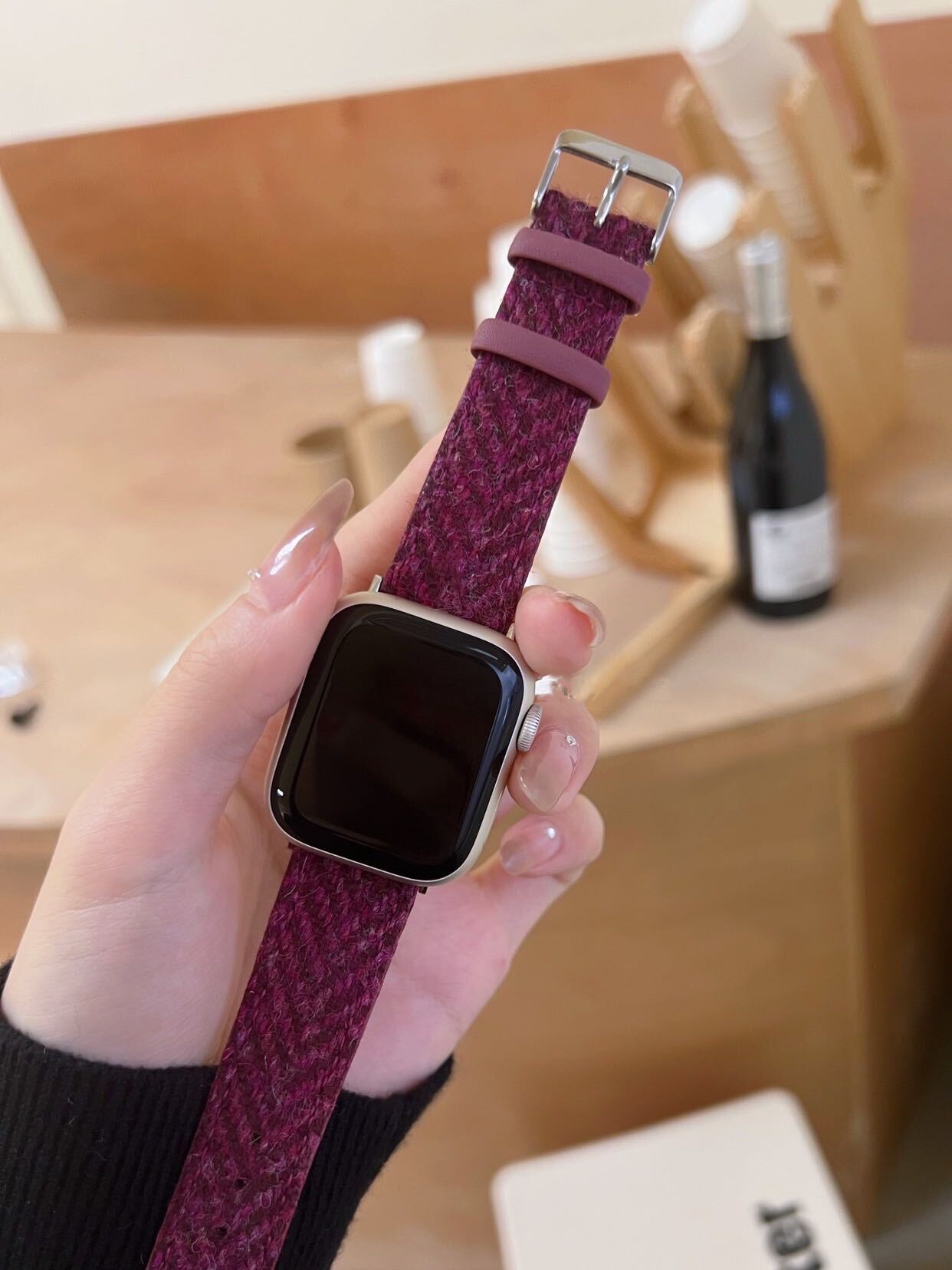 Elegant Tweed Apple Watch Band　R01166