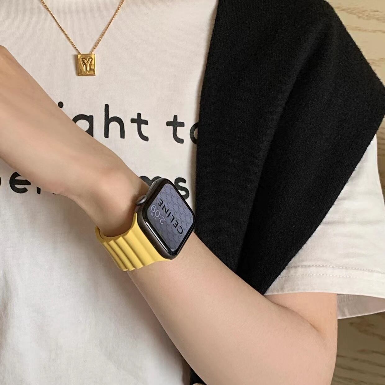 Simple Silicon Apple Watch Band シンプルシリコンアップルウォッチバンド　R01270