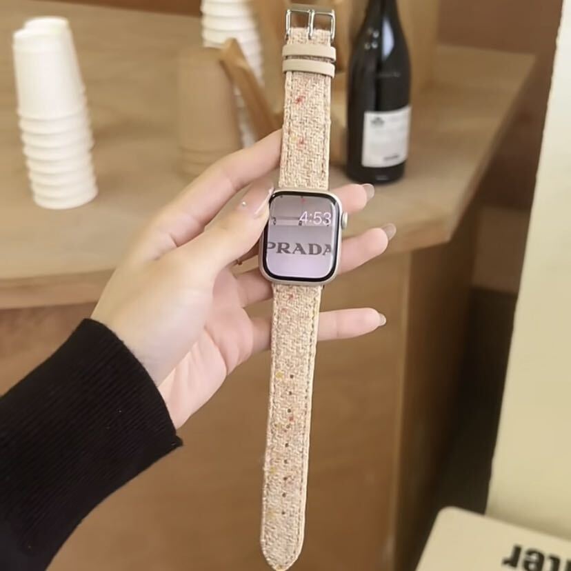 Elegant Tweed Apple Watch Band　R01166