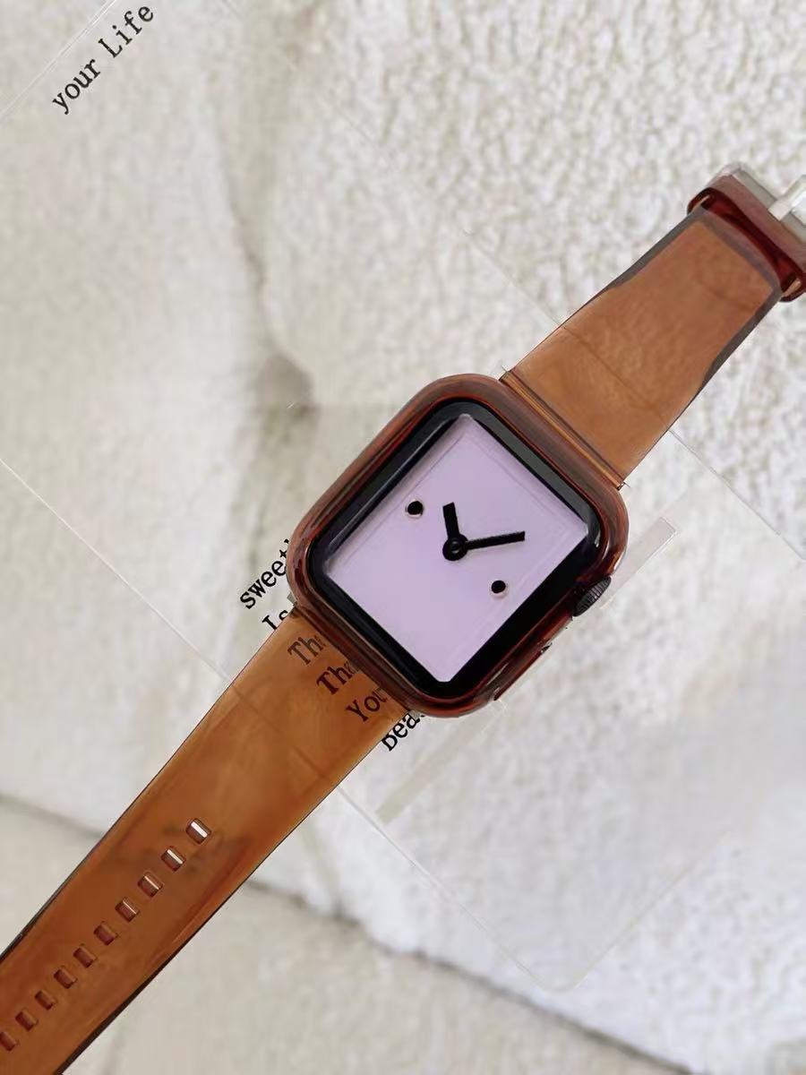 Clear Jelly Apple Watch Band　 クリアゼリーAppleWatchバンド　R02158