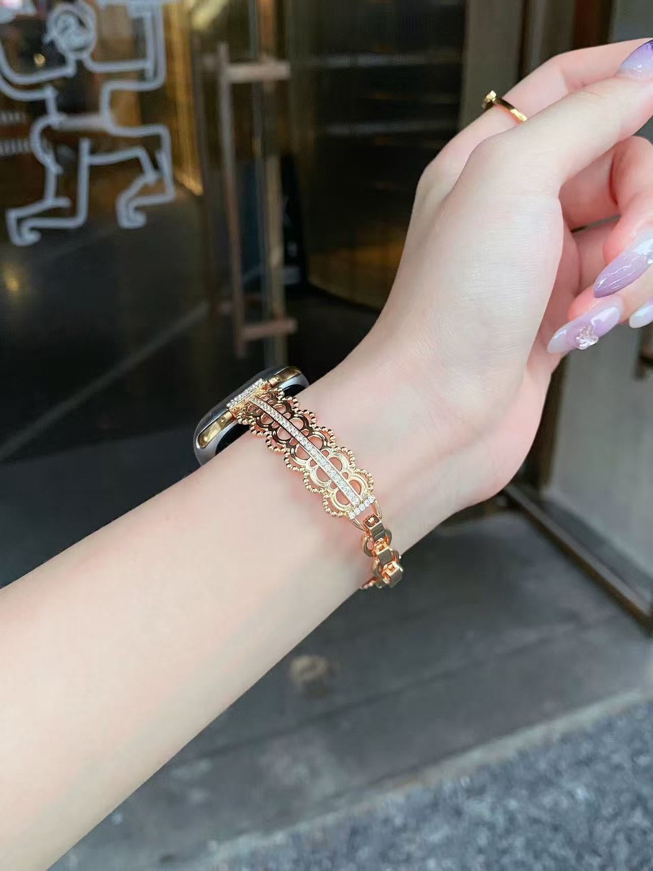 Lace Bracelet Apple Watch Band　 レースブレスレット風AppleWatchバンド　R02126