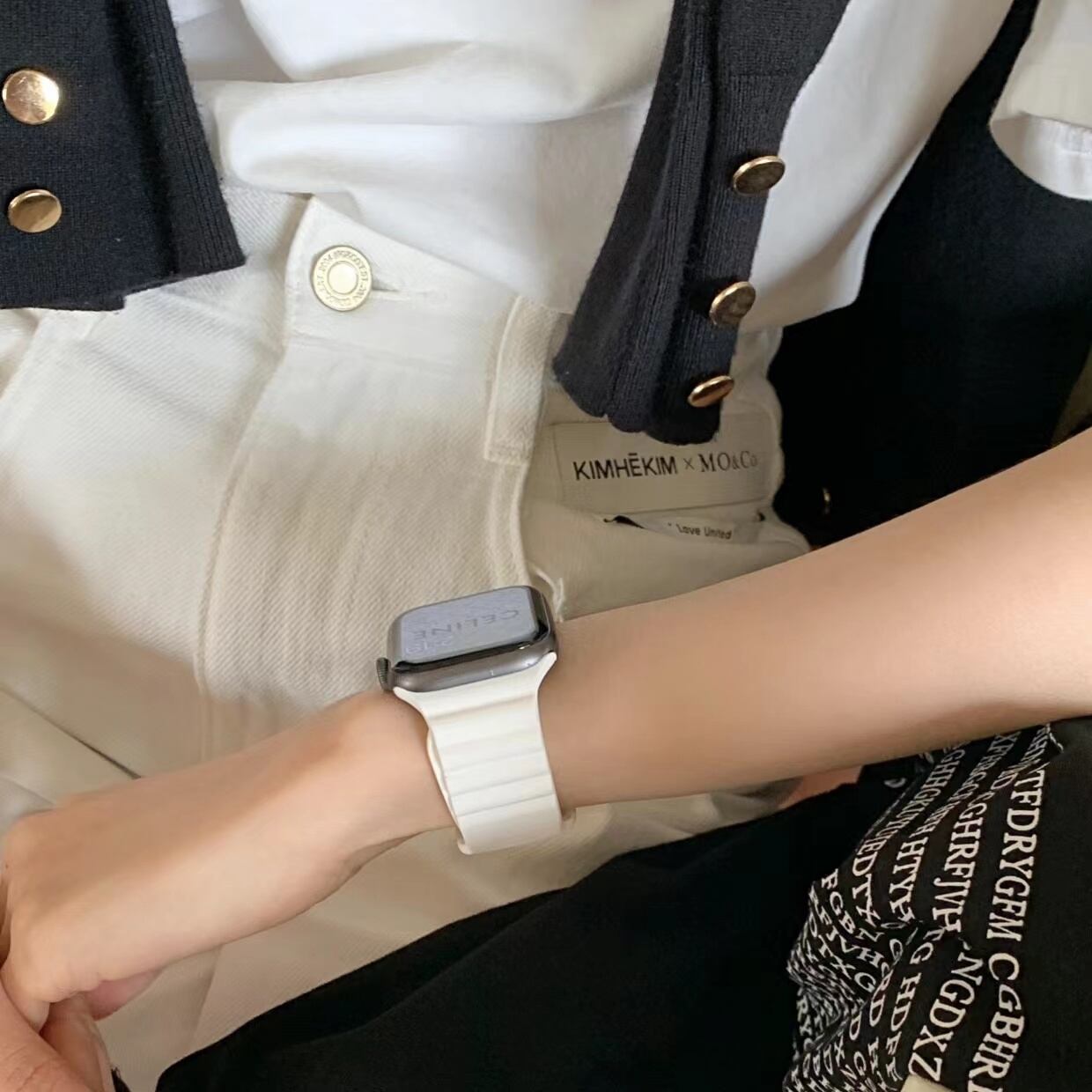 Simple Silicon Apple Watch Band シンプルシリコンアップルウォッチバンド　R01270