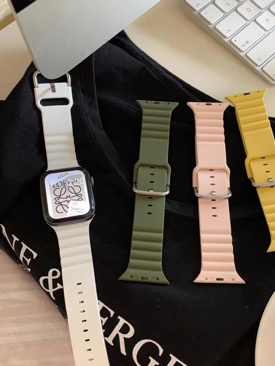 Simple Silicon Apple Watch Band シンプルシリコンアップルウォッチバンド　R01270