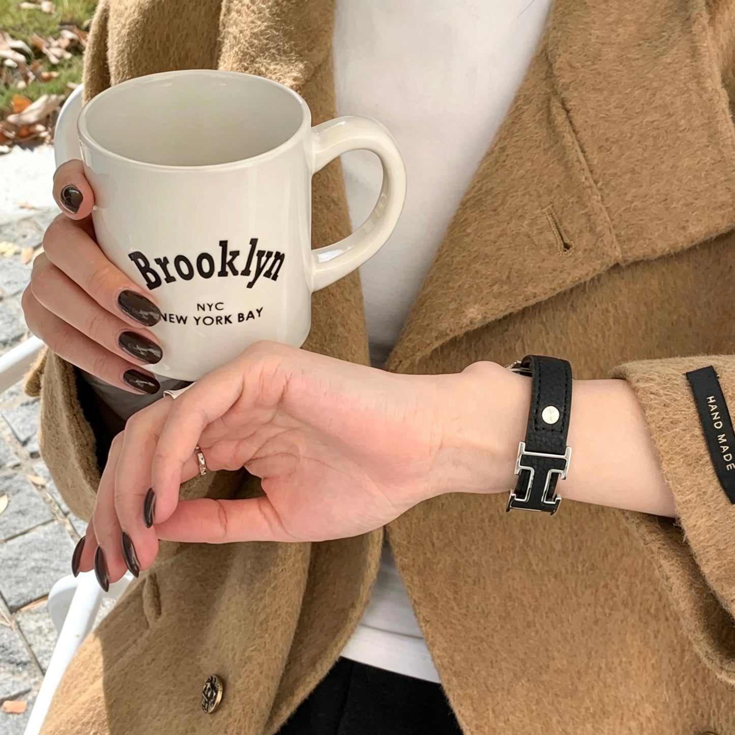 H Leather Style Apple Watch Band　 HレザースタイルAppleWatchバンド　R02151