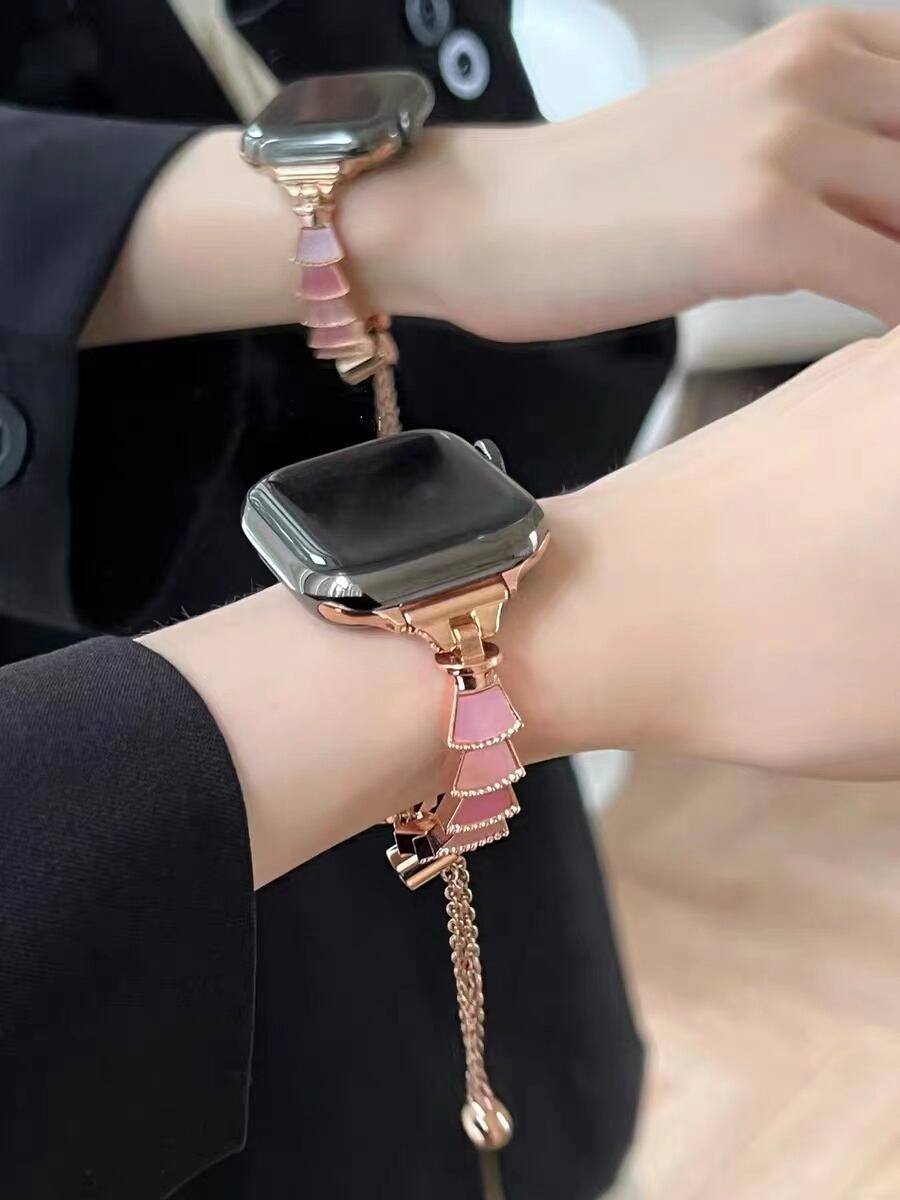 Mother of pearl Bracelet Apple Watch Band シェルのブレスレット風アップルウォッチバンド　R01273