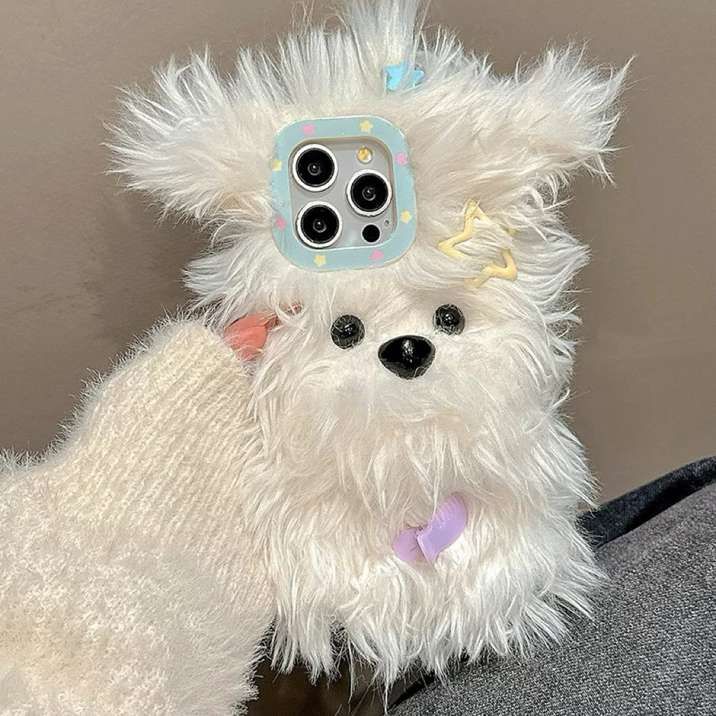 ”Scruffy Cutie Puppy" iPhone Case ”ボサボサキュートワンちゃん” iPhoneケース　R02128