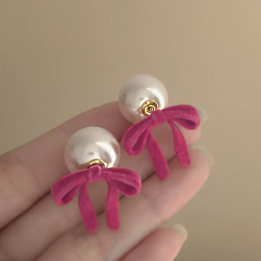 "Ribbon Girls" Earring ”リボンガールズ”ピアス　R02072