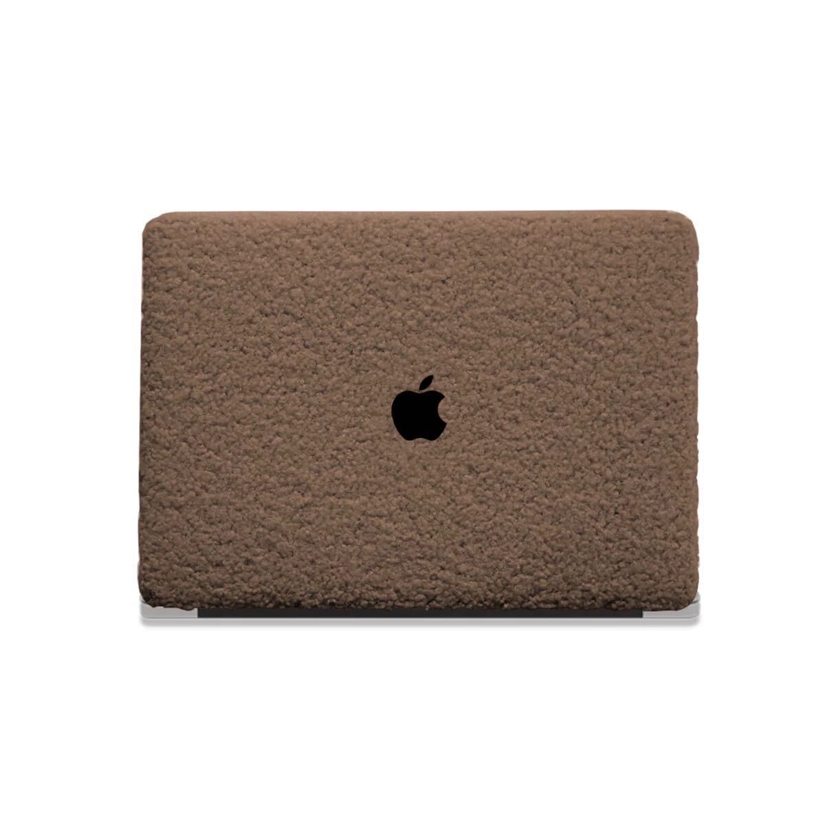 Fluffy Brown MacBook Cover　モコモコブラウンMacBookカバー　R01312