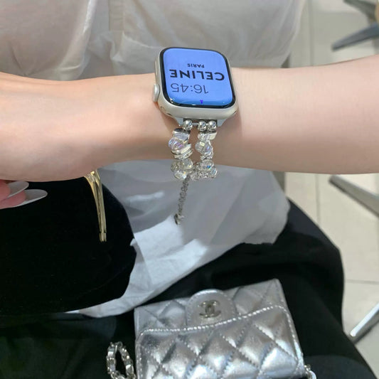 Shining Jewelry Bracelet Apple Watch Band　 キラキラジュエリーブレスレット風AppleWatchバンド　R02049